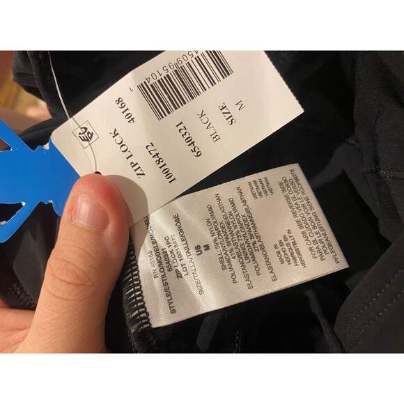 NEW Skinny Dippers Jippa Zip Detail One Piece Swimsuit Tummy Control  M Black - Picture 3 of 3